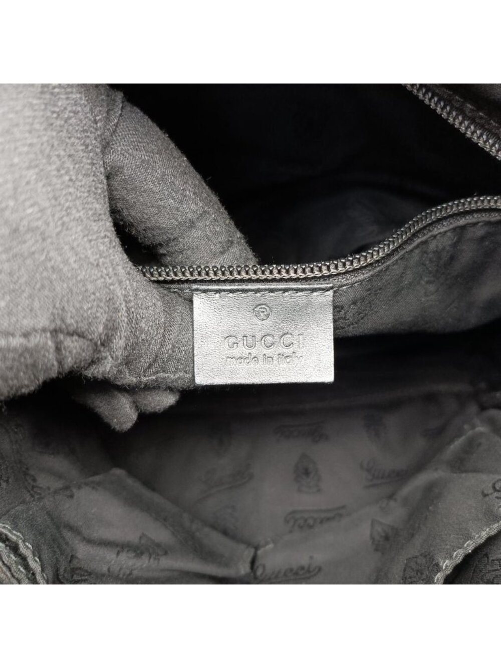 ★SOLD★ Gucci GG Supreme Messenger Black Canvas Tote - Picture 10 of 15